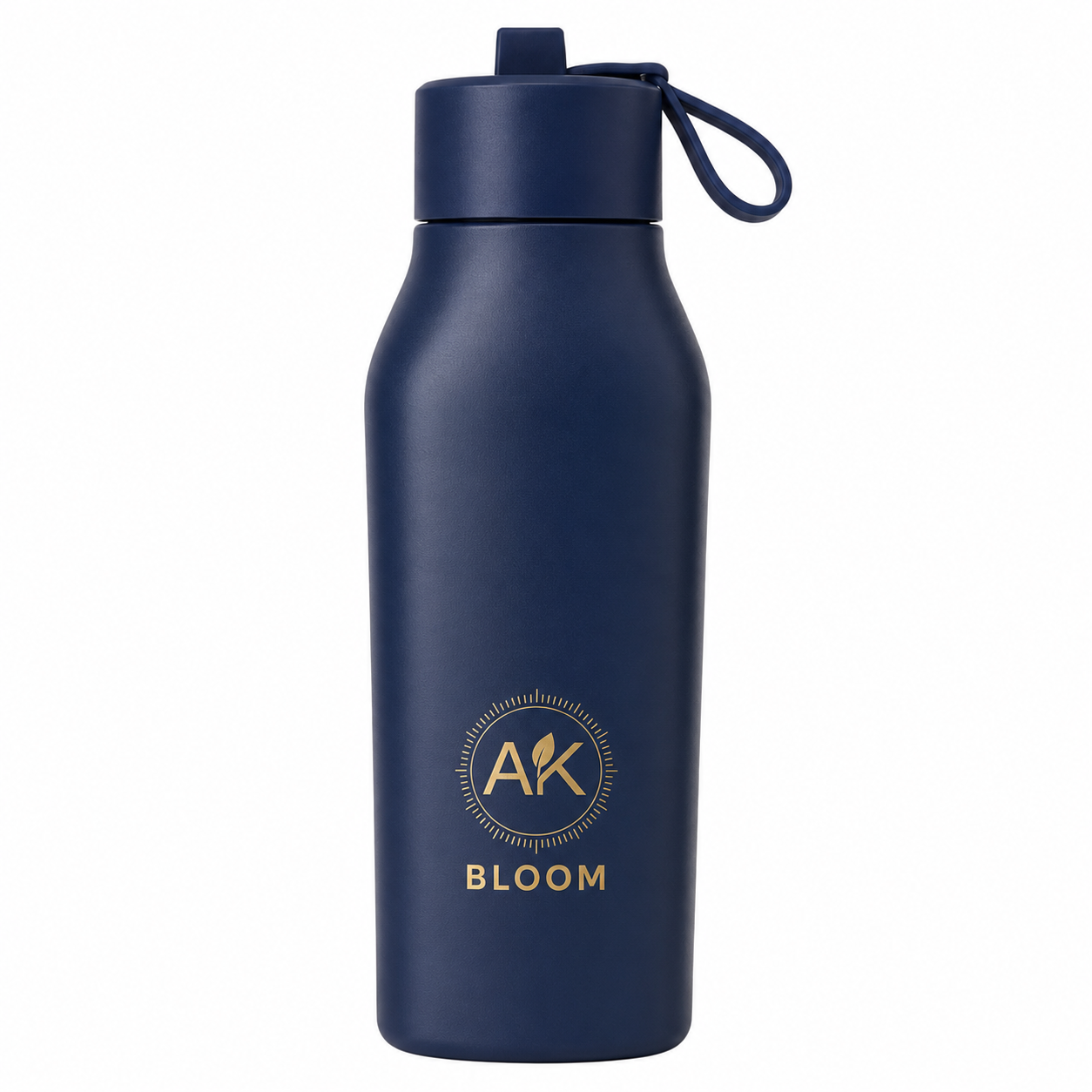 AK BLOOM Stainless Steel Insulated Square Water Bottle 600ml